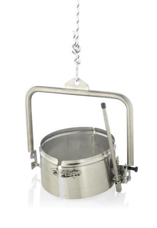 Logar kantelvoorziening voor opslagvat 35/50 kg, roestvrij staal