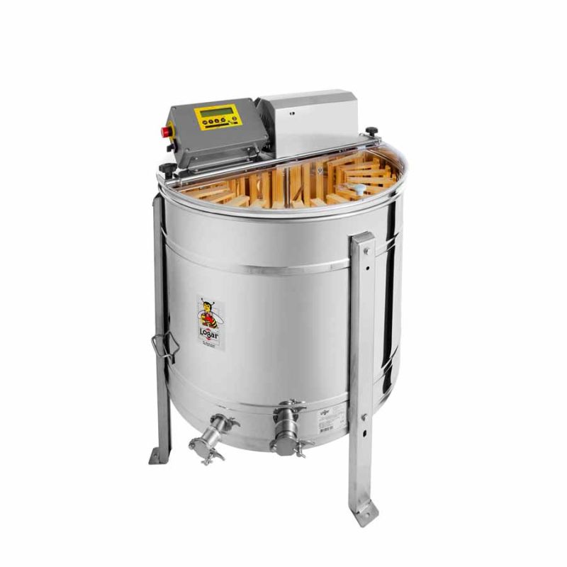 Logar 24/12‑delige radiale honingslinger, ketel Ø 76 cm, vol‑elektronisch