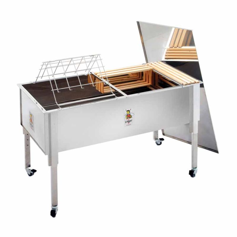 Logar ontzegelbak met roestvrijstalen deksel