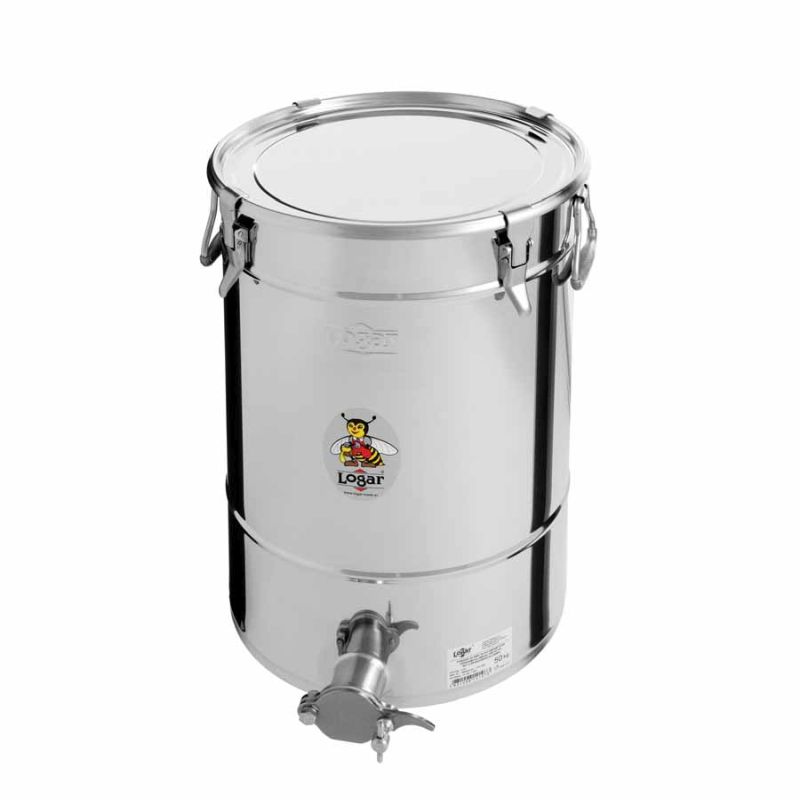 Logar Afvulcontainer 50 kg met 4 spanbeugels (Art. nr. 2107)