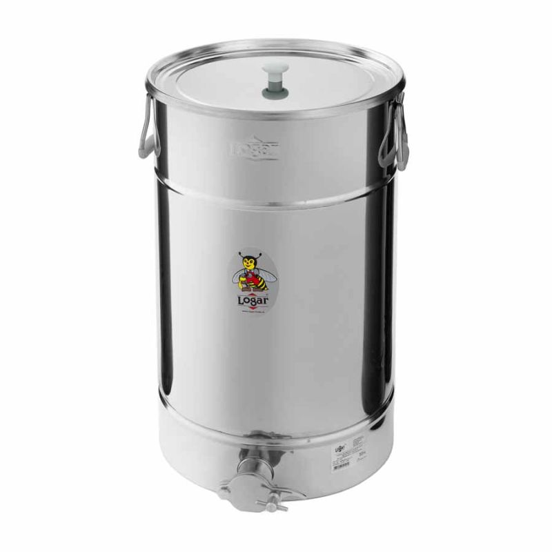 Logar vulcontainer 50 kg met schuine bodem en opzetdeksel (Art. Nr. 2121)